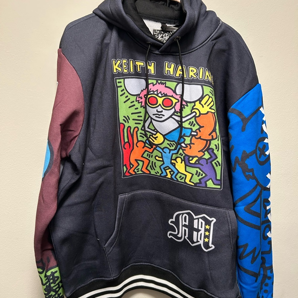 Keith Haring X Members Only Andy Mouse Graphic Hoodie